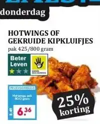 Boon`s Markt HOTWINGS OF GEKRUIDE KIPKLUIFJES aanbieding