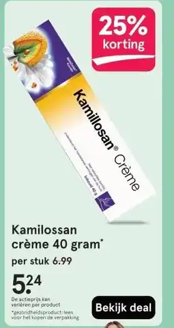 Etos Kamilossan crème 40 gram aanbieding