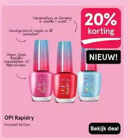 Etos OPI Rapidry Exclusief bij Etos. aanbieding