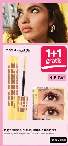 Etos Maybelline Colossal Bubble mascara aanbieding