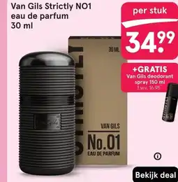 Etos Van Gils Strictly NO1 eau de parfum aanbieding