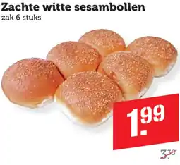 Dagwinkel Zachte witte sesambollen aanbieding