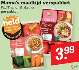 Dagwinkel Mama's maaltijd verspakket aanbieding