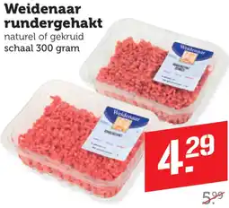 Dagwinkel Weidenaar rundergehakt aanbieding