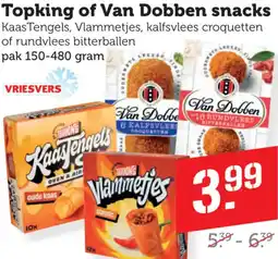 Dagwinkel Topking of Van Dobben snacks aanbieding