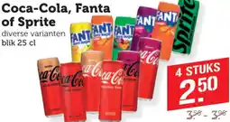 Dagwinkel Coca-Cola, Fanta of Sprite aanbieding