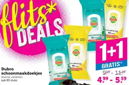 Dagwinkel Dubro schoonmaakdoekjes aanbieding