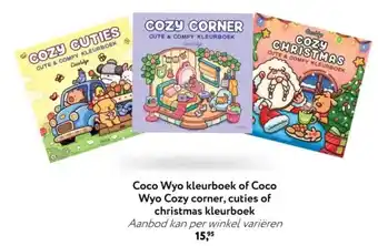 Primera Coco Wyo kleurboek of Coco Wyo Cozy corner, cuties of christmas kleurboek aanbieding