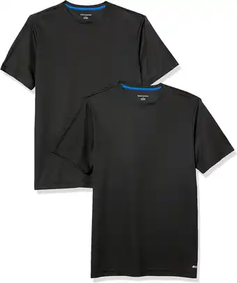 Amazon Amazon Essentials 2-pack Performance Tech T-shirt heren T-Shirt (2-Pack) aanbieding