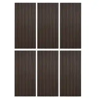 Action Akoestische wandpanelen - walnoot aanbieding