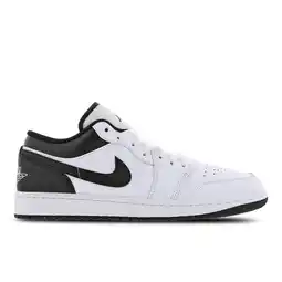 Foot Locker Jordan 1 Low Sneakers Heren - Wit - Maat 46 - Leer aanbieding