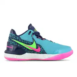 Foot Locker Nike LeBron Sneakers Heren - Groen - Maat 43 - Mesh/Synthetisch aanbieding