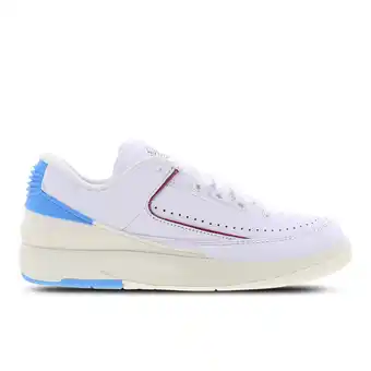 Foot Locker Jordan Retro 2 Low Sneakers Dames - Wit - Maat 41 - Leer aanbieding