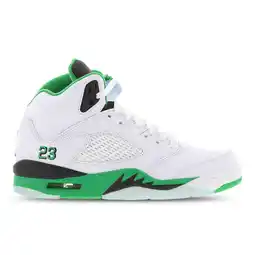 Foot Locker Jordan Retro 5 Sneakers Dames - Wit - Maat 36.5 - Leer, Synthetisch aanbieding