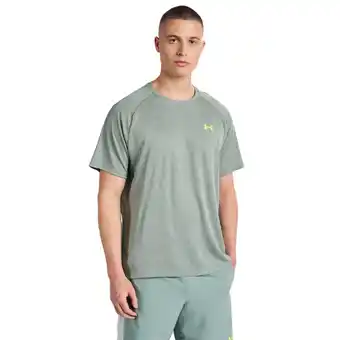 Foot Locker Under Armour Tech T-shirts Heren - Groen - Maat XL - Poly Jersey aanbieding