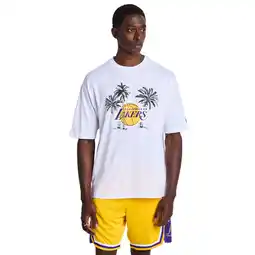 Foot Locker New Era NBA T-shirts Heren - Wit - Maat XS - Katoen Jersey aanbieding
