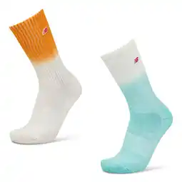 Foot Locker New Balance Crew 2 Pack Sokken Unisex - Oranje - Maat 39-42 - Katoen aanbieding