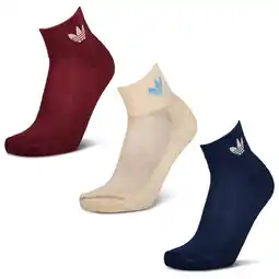 Foot Locker Adidas Ankle 3 Pack Sokken Unisex - Marron - Maat 46-48 - Katoen aanbieding