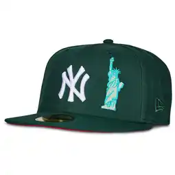 Foot Locker New Era 59fifty Mlb New York Yankees Snapback Unisex - Groen - Maat 7 1/2 - Katoen aanbieding