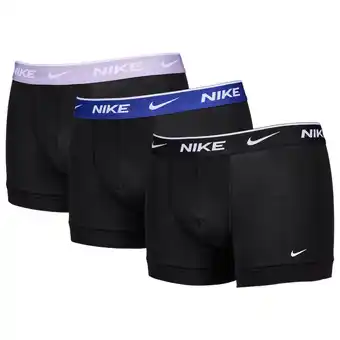 Foot Locker Nike Trunk 3 Pack Ondergoed Unisex - Zwart - Maat 34 - 38 aanbieding