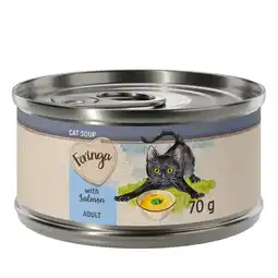 Zooplus Voordeelpakket Feringa Kattensoep 24 x 70 g - Zalm aanbieding