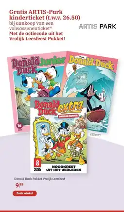 Bruna Donald Duck Pakket Vrolijk Leesfeest aanbieding