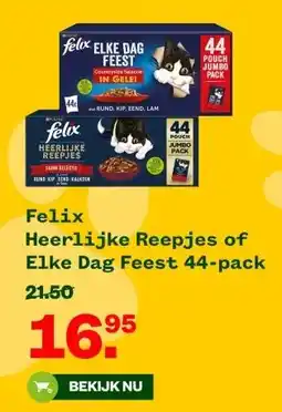 Welkoop Felix Heerlijke Reepjes of Elke Dag Feest aanbieding