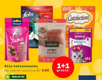Welkoop Alle kattensnacks aanbieding