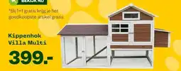 Welkoop Kippenhok Villa Multi aanbieding