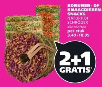 Ranzijn Konijnen of knaagdieren snacks aanbieding