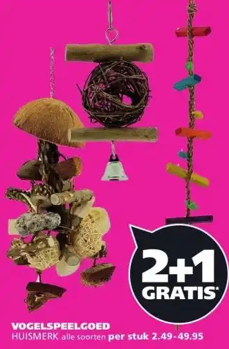 Ranzijn Vogelspeelgoed Huismerk aanbieding