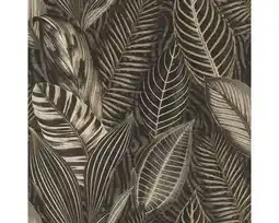 Hornbach RASCH Vliesbehang 751833 African Queen III bladeren zwart aanbieding