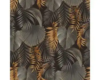 Hornbach RASCH Vliesbehang 462043 Rhapsody bladeren grijs/goud aanbieding