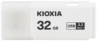 Conrad Kioxia TransMemory U301 USB-stick 32 GB Wit LU301W032GG4 USB-A 3.2 Gen 1 aanbieding