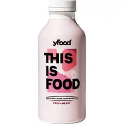 Jumbo YFood Gebalanceerde Drinkmaaltijd Fresh Berry 500 ml aanbieding