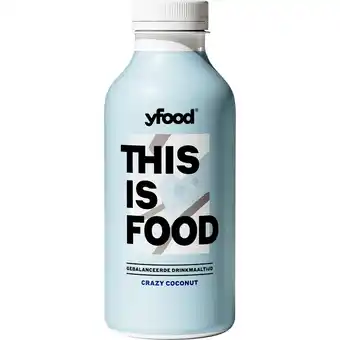 Jumbo YFood Gebalanceerde Drinkmaaltijd Crazy Coconut 500 ml aanbieding