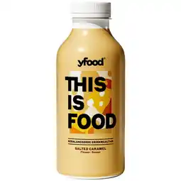 Jumbo YFood Drinkmaaltijd Salted Caramel 500ML aanbieding