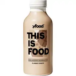 Jumbo YFood Gebalanceerde Drinkmaaltijd Classic Choco 500 ml aanbieding