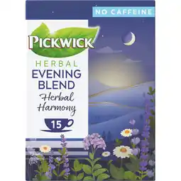 Jumbo Pickwick Evening Blend Herbal Harmony Kruidenthee 15 Stuks aanbieding