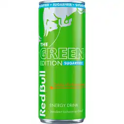Jumbo Red Bull Energy Drink Sugar Free Green Edition 250ML aanbieding