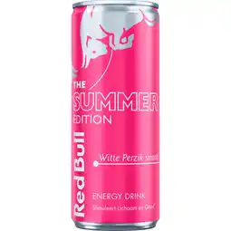 Jumbo Red Bull Energy Drink White Peach 250ML aanbieding