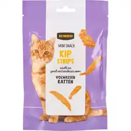 Jumbo Jumbo Kip Snack Strips Mini 50 g aanbieding