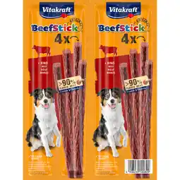 Jumbo Vitakraft Beefstick Original Rund 4 Stuks 48 g aanbieding