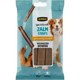 Jumbo Jumbo Snack Rijk aan Zalm Strips 200 g aanbieding