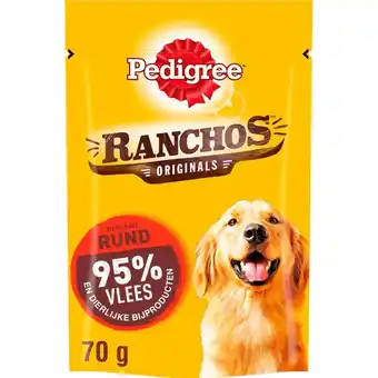 Jumbo Pedigree Ranchos Jerkies Rund 70g aanbieding