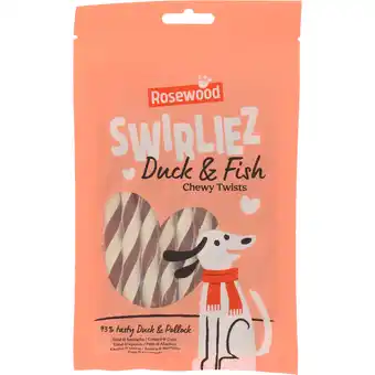 Jumbo Rosewood Swirliez Chewy Twists Eend 70g aanbieding