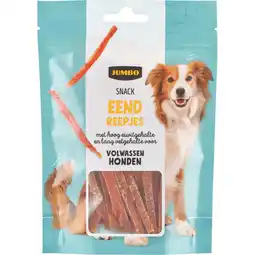 Jumbo Jumbo Honden Snackstrips Eend Reepjes 90 g aanbieding