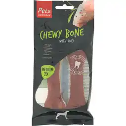 Jumbo Rosewood Chewy Bone Eend Medium, 2 Stuks aanbieding