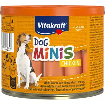 Jumbo Vitakraft Dog Minis Kip, 120g aanbieding
