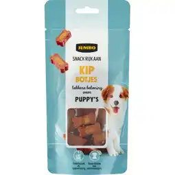 Jumbo Jumbo Snack Rijk aan Kip Botjes 60 g aanbieding